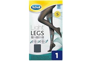 DR. SCHOLL'S Scholl Medias de Compresión Ligera Mujer Light Legs 20DEN, Color Negro, S