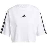 adidas Essentials 3-Stripes Cotton Loose Kadın Tiş&ouml;rt