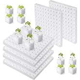 DCHR 600 Pieces Seedling Sponge Hydroponics Sponge Grow Seedbed Grow Cubes Growing Without Soil Greenhouse Vegetable Transpla
