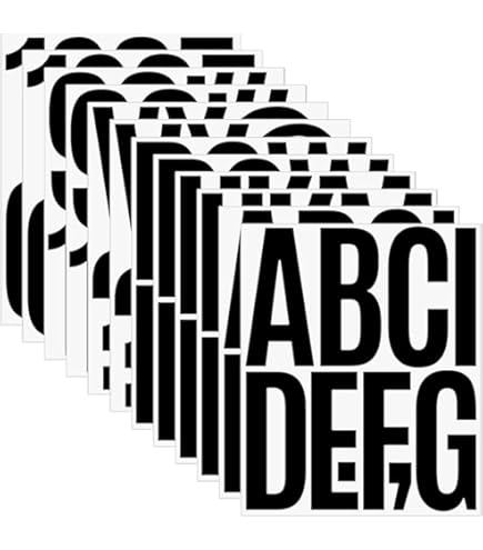 200 Numeri Adesivi Grandi 100mm - Vinile Impermeabile Per Esterno E Interno - Foto 3