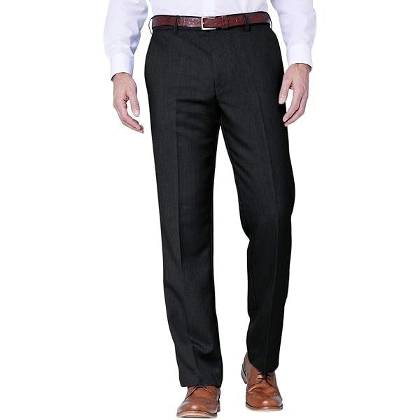Farah Men's Hidden Stretch Waistband Trousers Stylish Comfort
