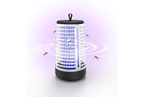 AILEDA Elektrischer Insektenvernichter, UV Mückenlampe, Mückenfalle Elektrisch,Wirksam zum Reduzieren Fliegender Insekten, Moskito,Mückenlampe Keine Giftigen Chemikalien für Innen Aussen Gärten