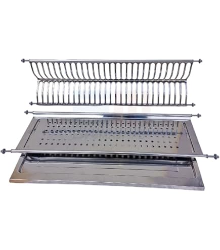 IDOR STORE Base Raccogligocce Per Scolapiatti In Plastica Rinforzata - Modello PL86 - Made In Italy - Dimensioni 83,6 X 24 X 22 Cm