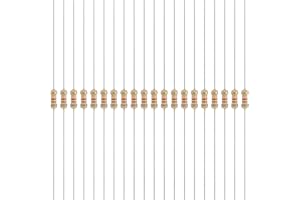 YOKIVE 200 Pcs 1/4W (0.25 Watts) 8.2k Ohm 5% Carbon Film Resistor, Carbon Film Single Fixed Resistor | Great for DIY Electronic Devices, Circuit Boards, Sensors