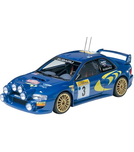 Tamiya 24240 – Maquette Subaru Impreza WRC 2001 – 1/24 – Kit à Monter – Détails Réalistes – Rallye Monte-Carlo – Collectionneur – Dès 14 Ans