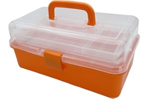 EeAaSsTy Boîte de rangement pour boîte à couture, outils à main, médicaments, outils de quilting, accessoires pour cheveux et boîte à couture - verrouillable pour matériel de bricolage et tri LEGO