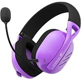 Havit Gamenote Fuxi-H3 Gaming Oyuncu Mikrofonlu Kulaklığı 7.1-4 Modlu (BT, 2.4Ghz, Type-C, 3.5mm) (Mor)