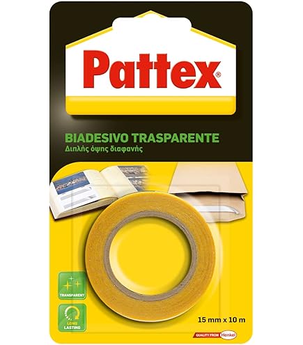 Nastro Biadesivo Scotch - 12.7mm X 7.89m, Trasparente, Con Dispenser Portatile