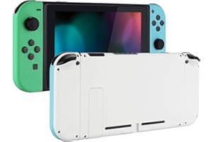 eXtremeRate DIY Replacement Shell Buttons for Nintendo Switch, Mint Green & Heaven Blue Back Plate for Switch Console, Housing Case with Buttons for Joycon Handheld Controller [Only Shell, NO Console]