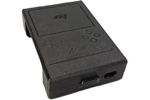 SAMTN Protective Case for MIYOO MINI Plus, Portable Protection Cover Sleeve with Snap Closure, Handheld Non-Slip Game Console Storage Box, Display Rack, 3 In 1, Black