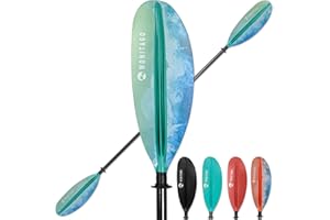 WONITAGO Kayak Paddle Premium Carbon Fiber Paddle with Reinforced PP + Fiberglass Blade, Floating Adjustable Kayaking Oars, 3 Piece, 220-240 cm/86-94 Inches, 240-260 cm/94-102 Inches