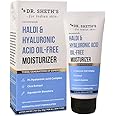 Dr. Sheth's Haldi & Hyaluronic Acid Oil-Free Moisturizer | Lightweight Moisturiser To Rehydrate Dull Skin | 1% Hyaluronic Acid, Cica Extract & Aquaporin Boosters | Women & Men | 50G, Adult