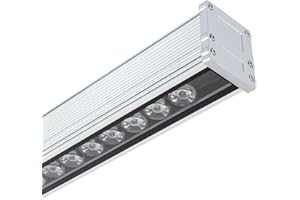 LEDKIA LIGHTING Linéaire Wallwasher LED 38W IP65 100cm Raccordable 3000K Blanc chaud