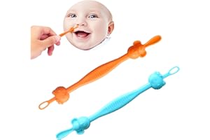 QUNLIONS LIFE Baby Nasal Booger and Ear Cleaner - Dual Earwax and Snot Removal Tool | Baby Shower Registry Essential | Easy Baby Nose Cleaner Gadget for Infants and Toddlers - 2 PC