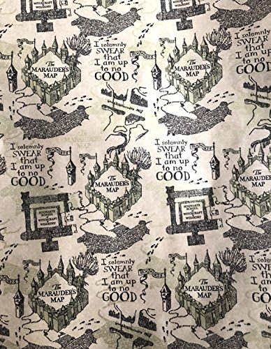10 Meter Harry Potter Wrapping Paper Roll marauders map