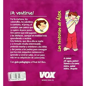 ¡A vestirse! (Vox - Infantil / Juvenil - Castellano - A Partir De 3 Años - Colección Las Historias De Álex)