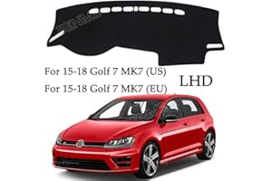 BENME Armaturenbrett Abdeckung Dashmat Für Volkswagen VW Golf 7 Mk7 2013 2014 2015 2016 2017 2018 Auto Dashboard-Schutz Armaturenbrettmatte/Abdeckung rutschfeste Matten Für Instrumententafel