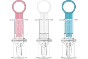 MENGH-SHOP Baby Medizin Dispenser Schnuller Spritzen Fütterung Medizin Werkzeug für Fütterung Drogen Wasser Milch Vitaminen 3 Stück