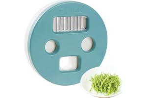 POVANJER frijoles, verduras para judías verdes para el hogar Frencher Stringer – cebolla very pimienta trituradora, verduras