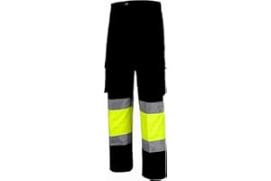 Work Team Pantalón Multibolsillos con Dos Cintas de Alta Visibilidad. EN ISO20471:2013. Hombre