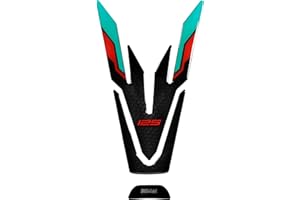 BIKE-label Tank Pad 3D Paint Protection Compatible with Yamaha MT-125 Cyan Storm X507900