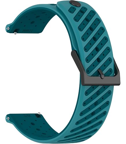 Cinturino In Silicone Suunto 24 ATH7 Per Computer Subacquei - Granito Blu (Taglia S+M)