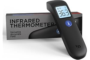 FEMOMETER FAMILY Termómetro digital de oído y frente, termómetro sin contacto para adultos, niños, niños pequeños, termómetro temporal infrarrojo, lectura en 1 segundo
