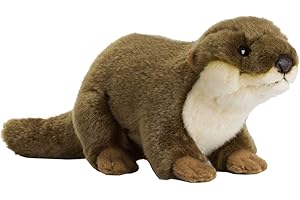 WWF Plüsch WWF Plüsch WWF - Peluche Loutre Européenne - Peluche Réaliste avec de Nombreux Détails Ressemblants - Douce et Souple - Normes CE - 20 cm