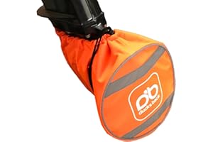 Ducksback Boat Outboard Motor Propeller (Prop) Cover For Small Engines (up to 30 HP) Orange