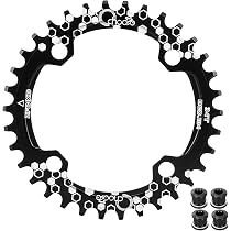 Corona Driveline Compatta 34 Denti &ndash; Nera BCD 110mm Per Catena Bici