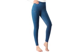 Harrison Howard Women's Full Seat Silicon Grip Equestrian Breeches Horse Riding Tights High Waisted Leggings for Women