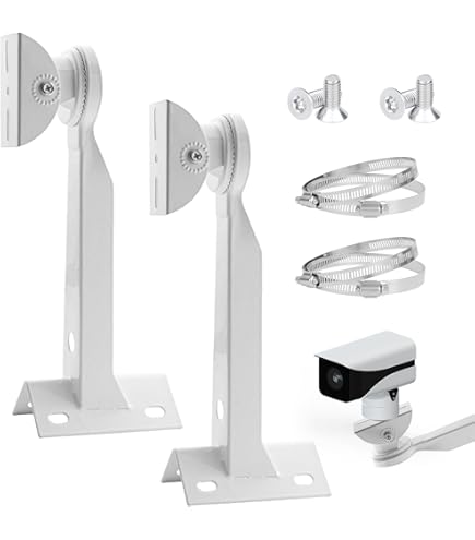 2pcs Mast Mount Universal Bracket For Surveillance Camera, Metal - View #13