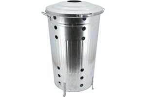 AUBRY GASPARD Composteur de Jardin en métal galvanisé 90 L