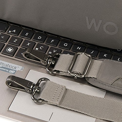 Tucano WO2-MB13-G New Work Out Tasche inkl. Schultergurt für MacBook und Ultrabook 33 cm (13 Zoll) grau - 6