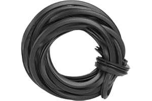 HAPIVIDA Greenhouse Rubber Strip, 4m/10m/18m Black Universal Rubbers Weather Stripping Seal Strip, Glass Sealing Rubber Line Cable for Greenhouse Supplies(4M/13.1Ft)