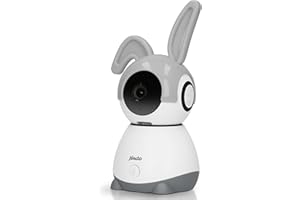 Alecto Babyphone WiFi avec caméra - Visiophone Bebe avec caméra et WLAN - SMARTBABY10 Moniteur Vidéo pour Bébé avec Vision Nocturne - Babyphone avec Interphone et Contrôlable par Application - Blanc