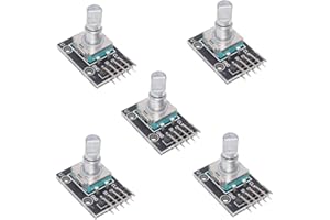 HiLetgo 5pcs 360 Degrees Rotary Encoder Module for Arduino Brick Sensor Switch