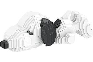 BlueBrixx Pro 107374 – Snoopy endormi (Diamond Blocks) en blocs de serrage avec 1621 éléments de construction
