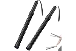 HPERU Battle Rope,2Pcs Battle Ropes for Home Gym, Ropeless Weighted Battle Ropes, Professional Portable Black Exercise Rope for Indoor Outdoor Home Gym Office Strength Workout