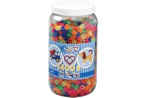 Hama Perlen 8542 Maxi Perline Box Neon 1.400 pezzi