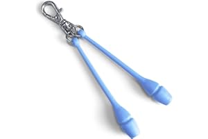DRUNA Llavero Mazas de Gimnasia Rítmica Indigo 8 cm