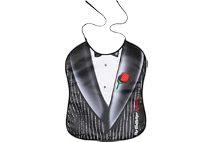 EQLEF Bavaglini Adulti Divertenti, Bavaglino Adulti Scherzo per Gli Uomini Donne Lavabili Bavaglini per Adulti Divertenti Bavaglia Adulto Simpatica per I Regali di Festa