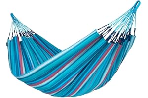 La Siesta Brisa Wave Classic Hamac - Détente en Plein Air Résistant, Intempéries Hamac Double, Relaxation Authentique et Confortable