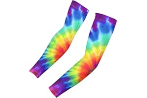 Biyejit Sports Arm Sleeves Cooling Compression Arm Sleeves Anti Slip Outdoor Activities Sun Protection Tattoo Cover