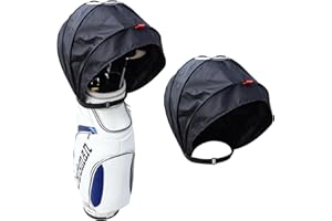 Craftsman Golf Schwarze wasserdichte und staubdichte Golftasche Regenhaube