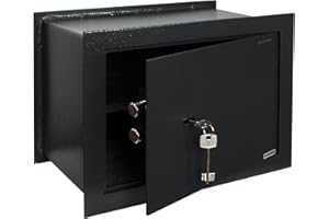 Genie Hand | Cassaforte Meccanica a Muro Invisibile Cassetta di Sicurezza Grande con Chiave e Serratura a Doppia Mappa Casseforti per Soldi