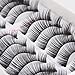 10 Pairs False Eyelashes Black Thick Long for Pro Eye Make-Up