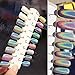 Ushion Holographic Nail Powder Laser Effect Rainbow Glitter Chrome Nail Powder Pigment For Nail Art