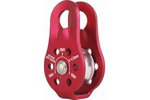 Tread star Seilrolle Umlenkrolle Hochleistungs-Seilrolle Aus Aluminiumlegierung Für Das 12-mm Einseil-Riemenscheibenblock für 12-mm