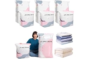 6-pack vakuumpåsar utan pump, 3 x 50 x 70 x 30 cm 3 x 80 x 100 x 38 cm